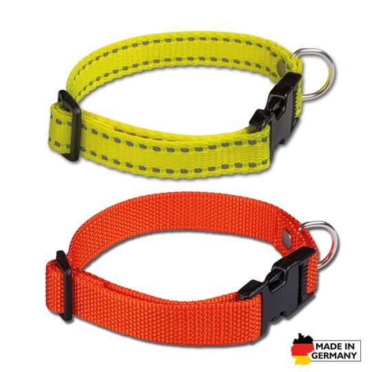 Welpen-Halsband in orange / gelb 